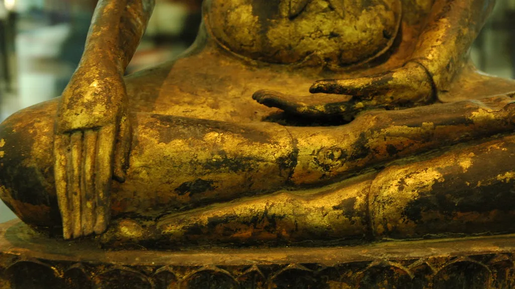 Carved wooden sculpture